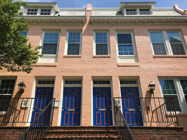 Bright blue doors Richmand VA