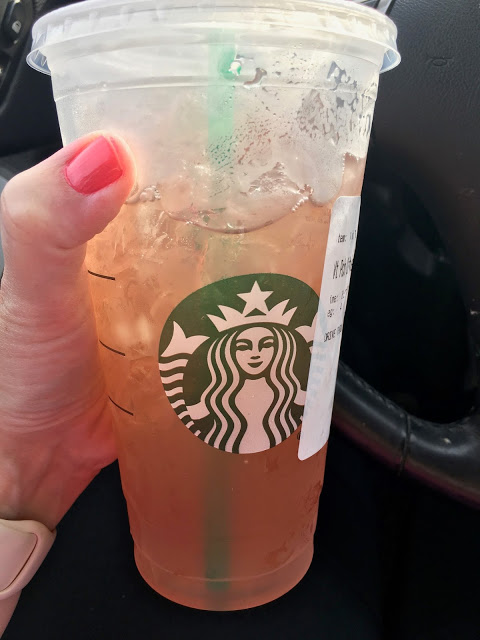 Friday Five Starbucks Peach White Tea Citrus Lemonade 