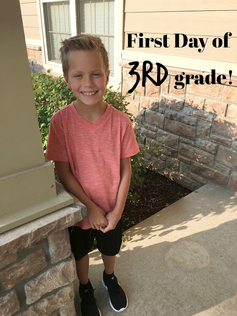 Friday Five first day 3rd grade 