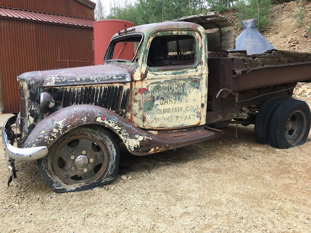 Vintage truck at Molly Kathleen Mine 