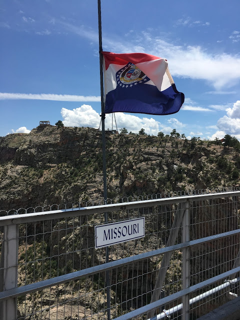 Missouri Flag Royal Gorge Bridge