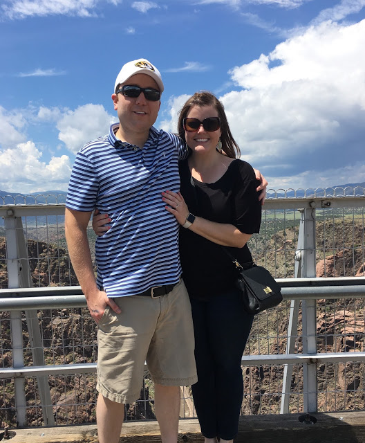 Husband and wife Royal Gorge Bridge