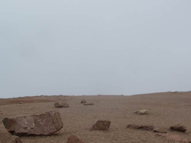 Fog at Summit Pike's Peak 