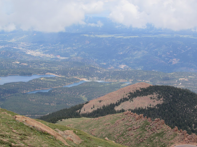 Views from Pike's Peak descent 