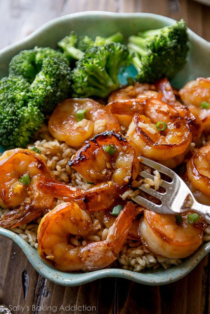 Honey Garlic Shrimp 