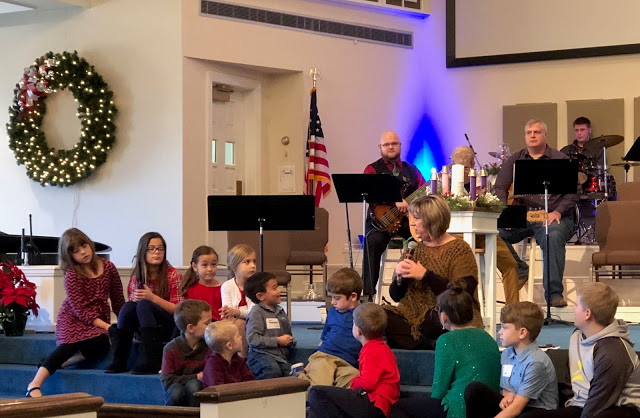 Story time at church 