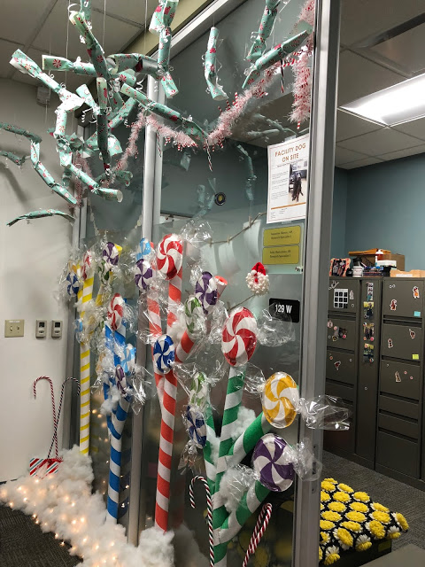 Candy Land themed work door decorations 