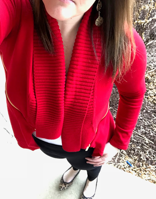 5 on Friday: Woman in thrifted red seater