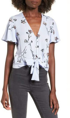 Spring Tops Nordstrom Lush Knot Front Shirt 