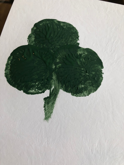 DIY Shamrock Marshmallow Stamp 