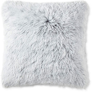 Favorite Home Finds Faux Fur Square Throw Pillow 