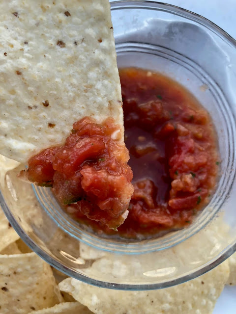 Easy Spicy Homemade Salsa and Chips 