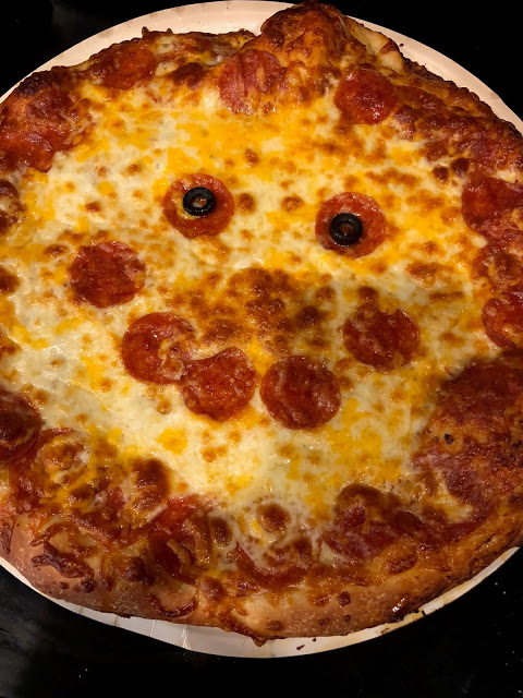 Poppa Murphy's Halloween shaped pizza 