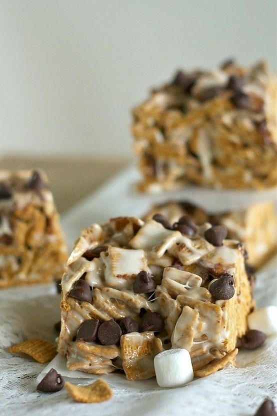 S'mores Graham Krispie Treats 