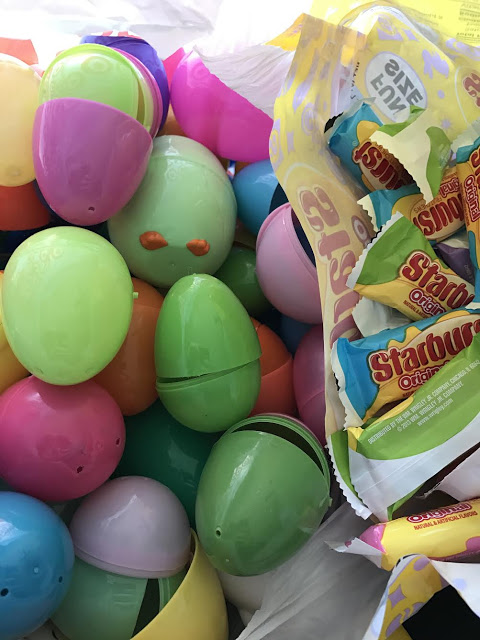 Easter Eggs with candy 