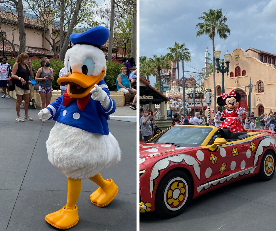 Complete Guide to Visiting Disney World in 2021 | Hollywood Studios Donald and Minnie 