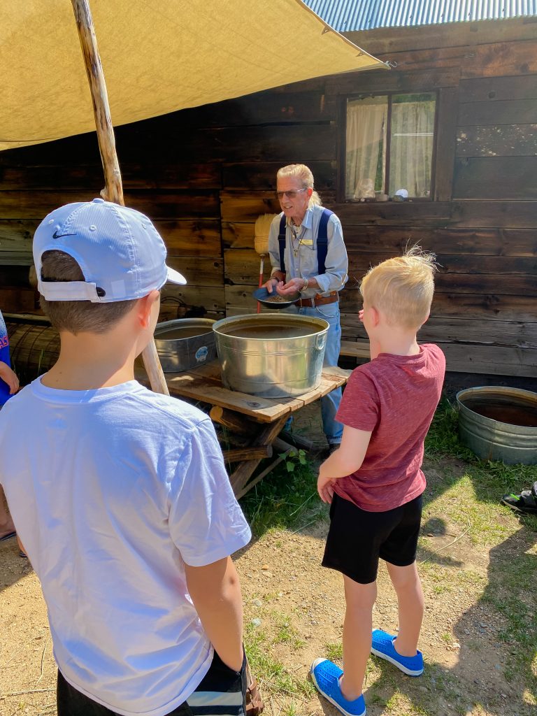 Panning for Gold Lomax Gulch 